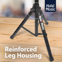 Hola! Monitor Speaker Stand Pair - 2 Studio Tripod Monitor Stands w/ Non Slip Feet, 1.25-1.8m