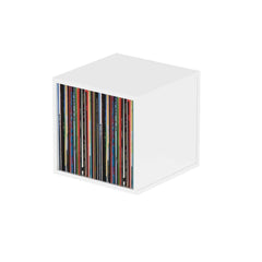 Glorious Record Box 110 Système de rangement blanc pour disques 12''