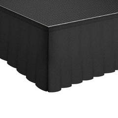 Jupe plissée en laine Serge Global Truss GT Stage Deck 205 x 100 cm