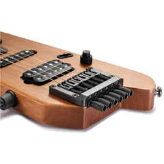 Donner HUSH-X Natural - Travel Electric Guitar