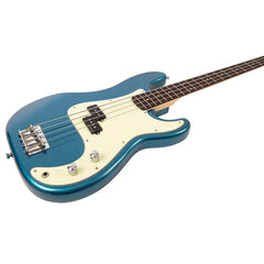 Vintage V40 Coaster Bass Guitar Pack - Candy Apple Blue