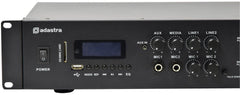 Adastra A4 double amplificateur de sonorisation stéréo 4 x 200 W USB FM Tuner amplificateur de système de sonorisation