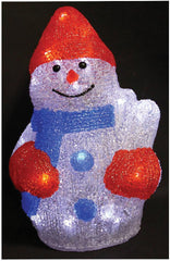 LED Acrylic Christmas Snowman Light Up Xmas Lighting Decoration