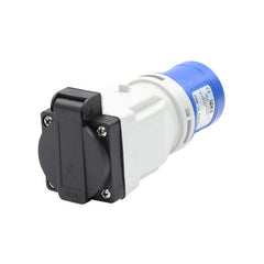 PCE 16A 230V 2P+E Stecker auf 13A Steckdosenadapter (9433103)