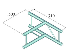 Alutruss Bilock Bq2-Spat36V Pièce en T 3 voies 90 ? BK