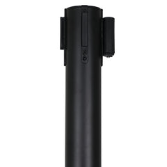 eLumen8 Retractable Barriers - Black Pole / Black Strap (Set of 2)