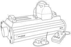 QTX 2000w Smoke Machine QTFX-2000 MKII High Power Fog