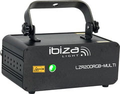 Ibiza LZR200RGB Multi Effet Laser RVB *Stock B