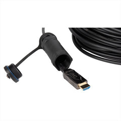 DAP Armoured HDMI 2.1 AOC 8K Fibre Cable 100m Armoured Gold Plated