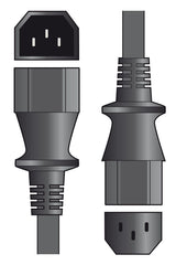 Mercury-Netzverlängerungskabel, IEC-Stecker – IEC-Buchse, 2,0 m