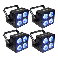 4x Algam PAR-410 Quad Par Can 4 x 10W RGBW LED Spot