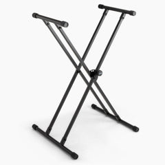 On Stage Double X Bullet Nose Keyboard Stand