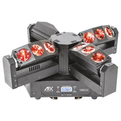 AFX SPIN12-FX 4-HEAD LED Moving Head Endless Rotation Centerpiece DJ *B-Stock