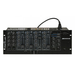 JB Systems MIX6USB DJ Mixer 6ch Rack Mixer Club DJ Disco