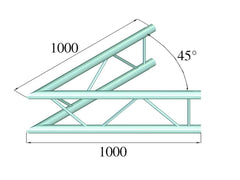 Alutruss Bilock E-Gl22 C19-V Coin 2 voies 45 ?