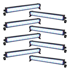 8x Eurolite LED Bar-126 RGB 1/2M Light Bar