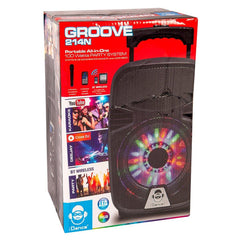 iDance Groove Bluetooth Party Box Speaker inc Wireless Handheld PA System