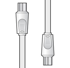 AV:Link Koaxialkabelstecker an Buchse 2,0 m