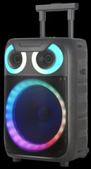 Intimidation NDR C15 15" 1800W Portable PA Bluetooth Speaker inc 2x Wireless Microphone