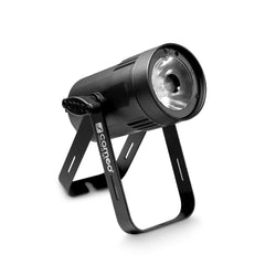 Cameo Q-SPOT 15 W Kompaktstrahler mit 15 W warmweißer LED in Schwarz