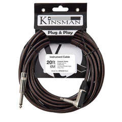 Kinsman Premium Braided Instrument Cable - 20ft