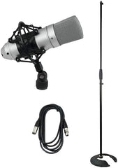 Omnitronic MIC CM-77 Condenser Studio Microphone Bundle