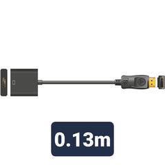 AV:Link-Adapterkabel, Display-Port-Stecker – HDMI-Buchse, 0,2 m