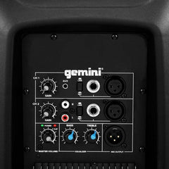 Gemini AS-2112P Active 12" Loudspeaker 1500 Watt Class D