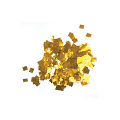 Equinox Loose Confetti Squares 17 x 17mm - Metallic Gold 1kg