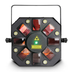 Cameo STORM 3 in 1 lighting effect, 5 x 3W RGBWA Derby, Strobe and Grating Laser