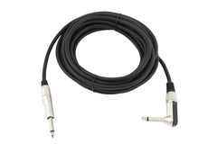 Omnitronic Jack Cable 6.3 Mono 1X 90? 3M Bk