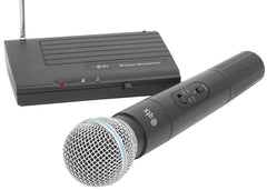 QTX VH45B VHF Microphone sans fil Radio portable 174,50 Compact DJ Disco Karaoké