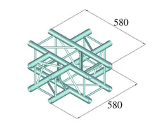 Alutruss Decolock Dq4-Pac41 4-Way Cross Piece