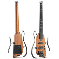 Donner HUSH-X Natural - Travel Electric Guitar