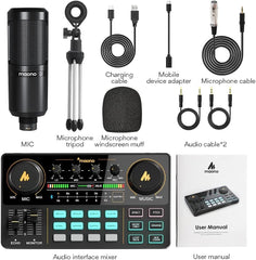 MAONO Maonocaster LT AU-AM200-S1 Kit de diffusion en direct et de podcast