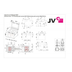 JV Case Flightcase für 2x JB Systems CHALLENGER BSW Moving Head