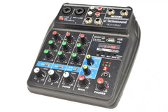 Technosound NEXT4-BMP3 Sound Mixer 4CH USB Bluetooth Studio Karaoke