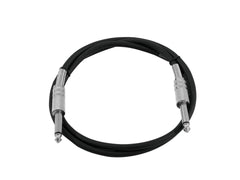 Omnitronic Jack Cable 6.3 Mono 1M Bk