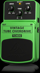 Behringer TO800 Vintage Tube-Sound Overdrive Effects Pedal