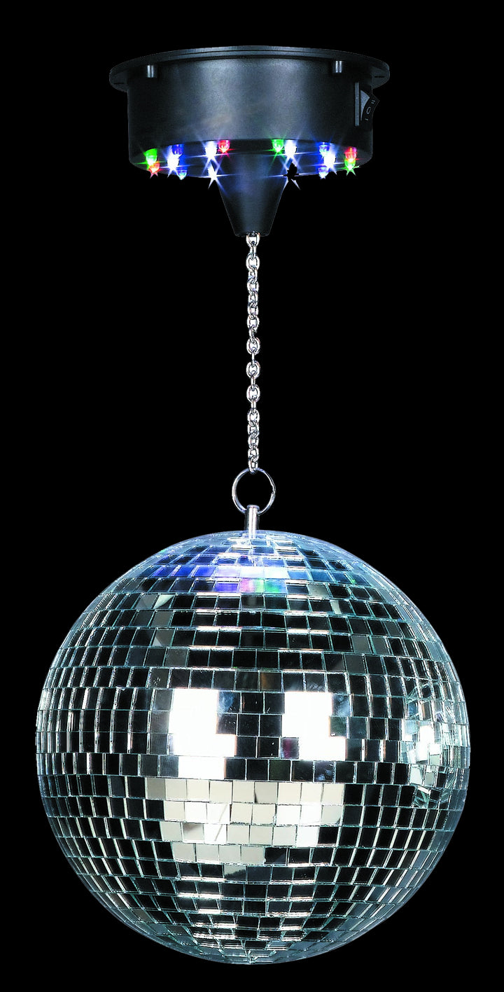 DISCO LIGHT SET WITH 20CM MIRROR BALL DISCO120 Simply Sound