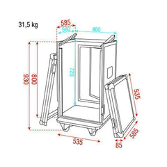 Boîtier combiné DAP 16+10U