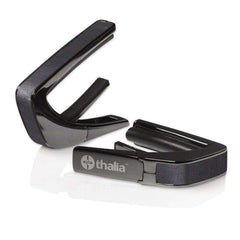 Thalia Black Chrome Finish Capo With Ebony Inked Inlay