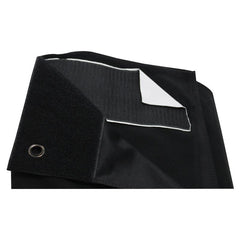 LEDj 4m x 3m Black Serge Drape