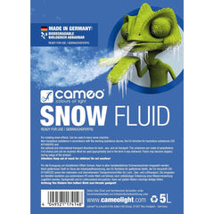 Cameo Snow Fluid 5L Spezialflüssigkeit zur Herstellung von Schaum