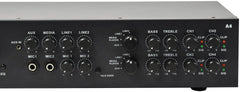 Adastra A4 double amplificateur de sonorisation stéréo 4 x 200 W USB FM Tuner amplificateur de système de sonorisation