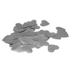 Equinox Confettis Coeurs en Vrac 55mm� - Argent Métallisé 1kg