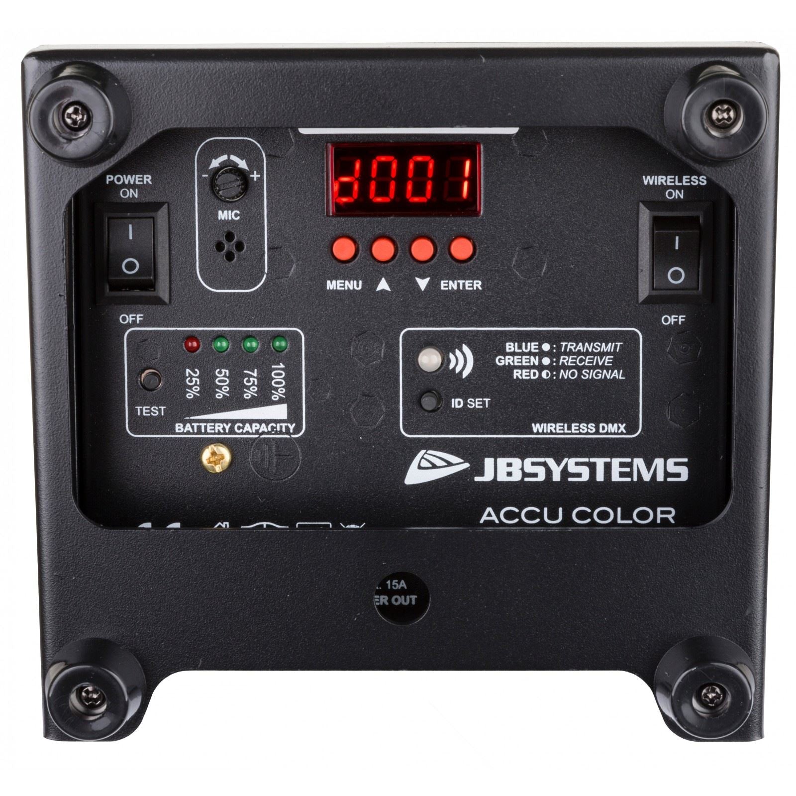 JB Systems Accu Color-Black Battery Uplighter 6 x 10W RGBWA LED – Simply  Sound and Lighting