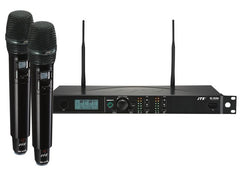 JTS RU-901G3Du Dual Radio Microphone System with 2x RU-G3TH Hand Held Microphones