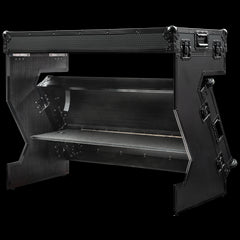 Showgear Portable Z-Style Table DJ Booth Counter Workstation Hybrid Flightcase