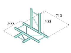 Alutruss Bilock E-Gl22 T42-V 4-Wege-Ecke 90?